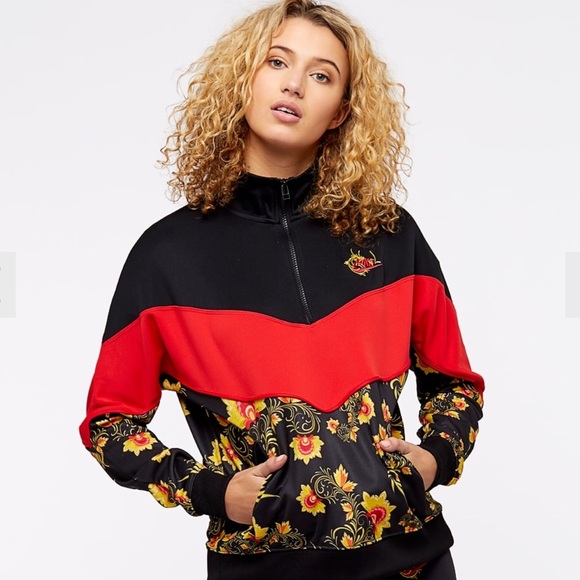 nike womens floral jacket